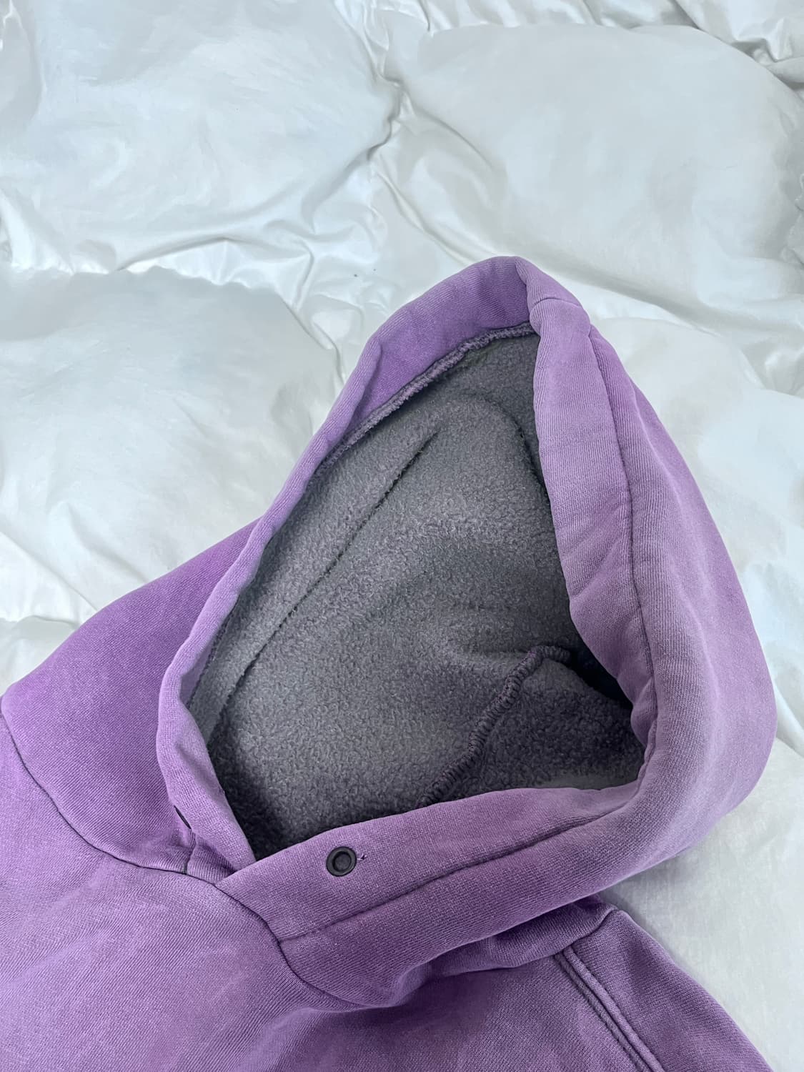 BEDFORD uneven sunfade hoodie 테스트팩 상품이미지6