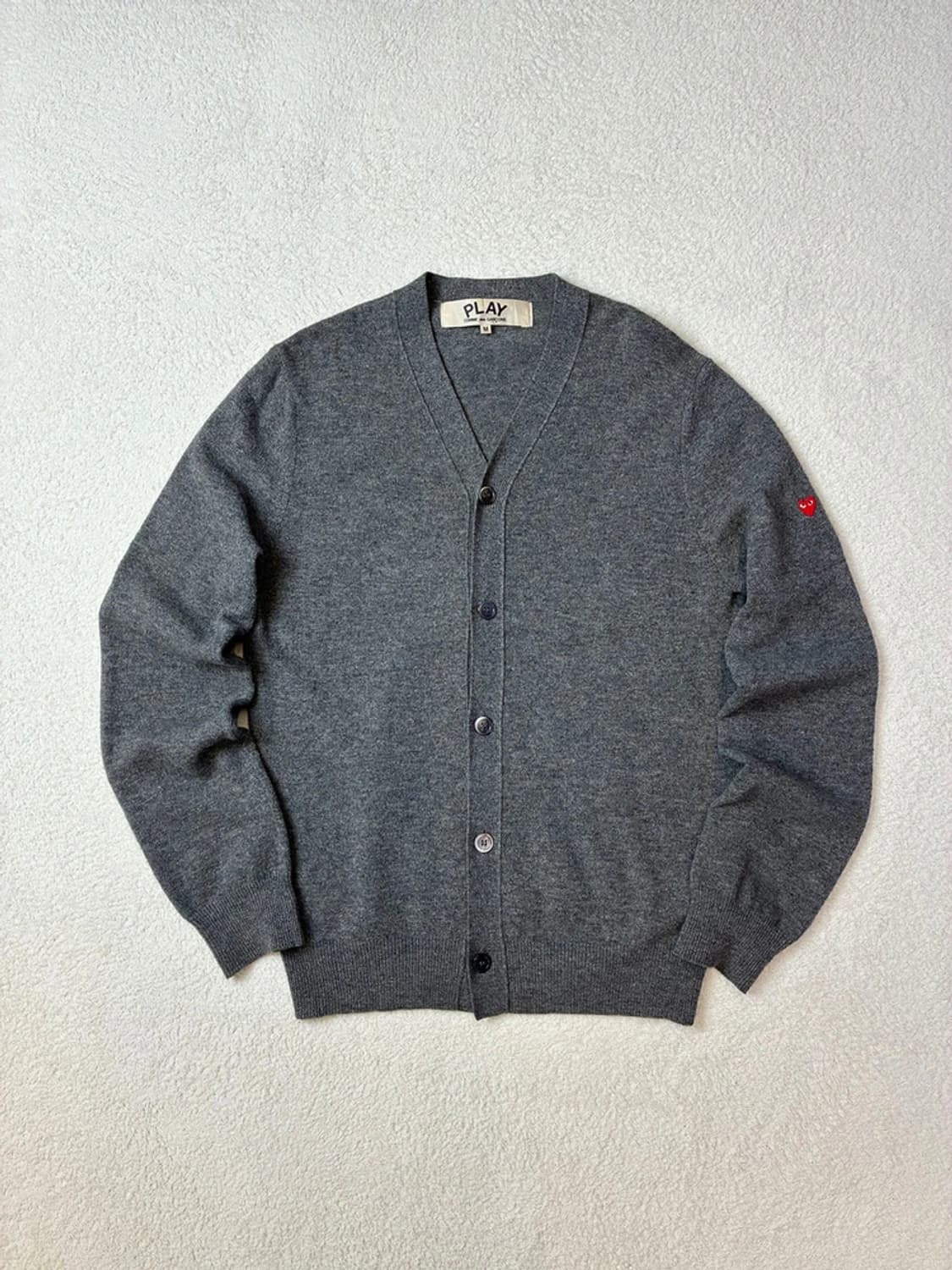 꼼데가르송 미니 와펜 니트 울 가디건 PN5867    상품이미지1