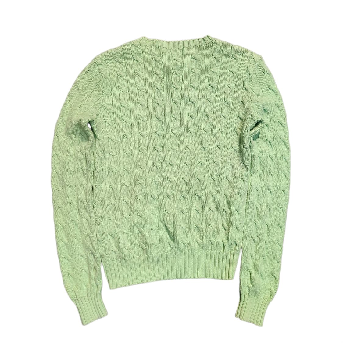 폴로 랄프로렌 그린 케이블 니트 (XS) 상품이미지2