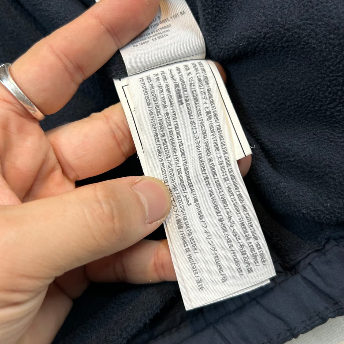 M) 아베크롬비 네이비 패딩 점퍼 상품이미지8