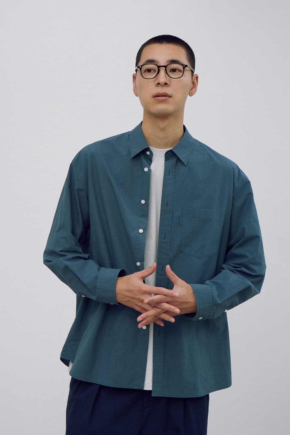 포터리 컴포트 셔츠, 사이즈2, 미드나잇 네이비 상품이미지4