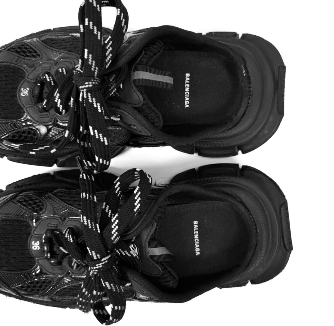 [36] 발렌시아가 여성 3XL 스니커즈 뮬 슬리퍼 블랙 742682 상품이미지7