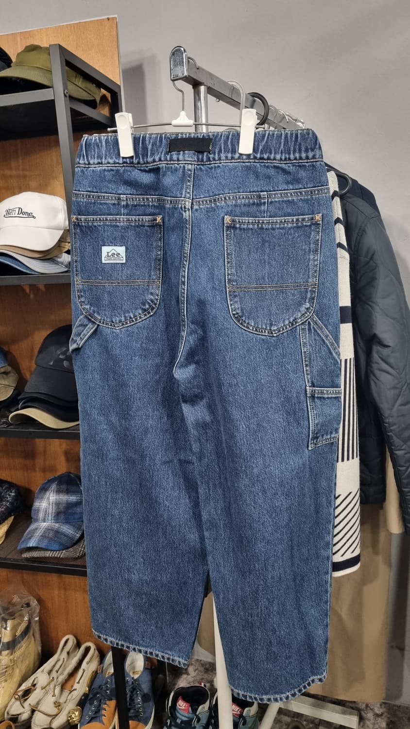 (리) lee 카펜터진 벨트 밴딩 배기 와이드 32size(표기S) 상품이미지3