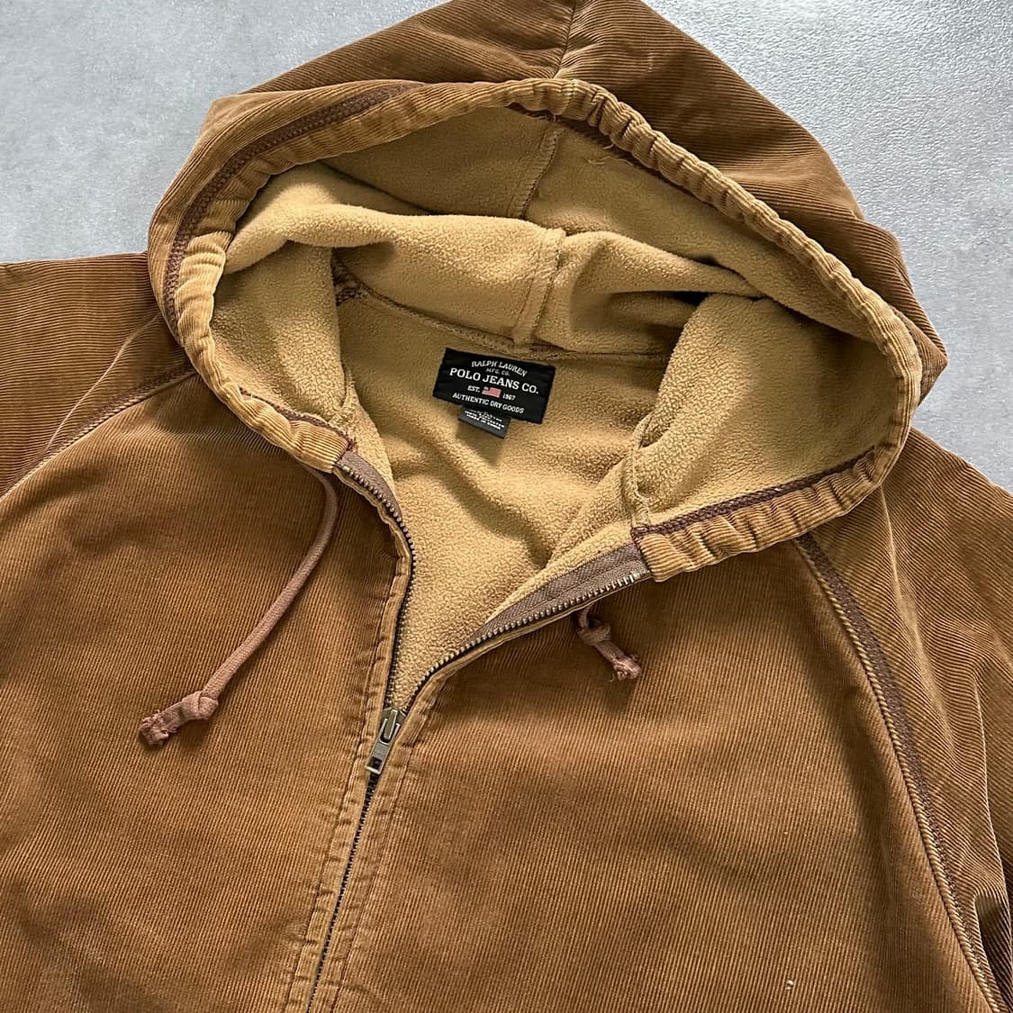 폴로 진스 브라운 코듀로이 후드 자켓 (va.72) 상품이미지3