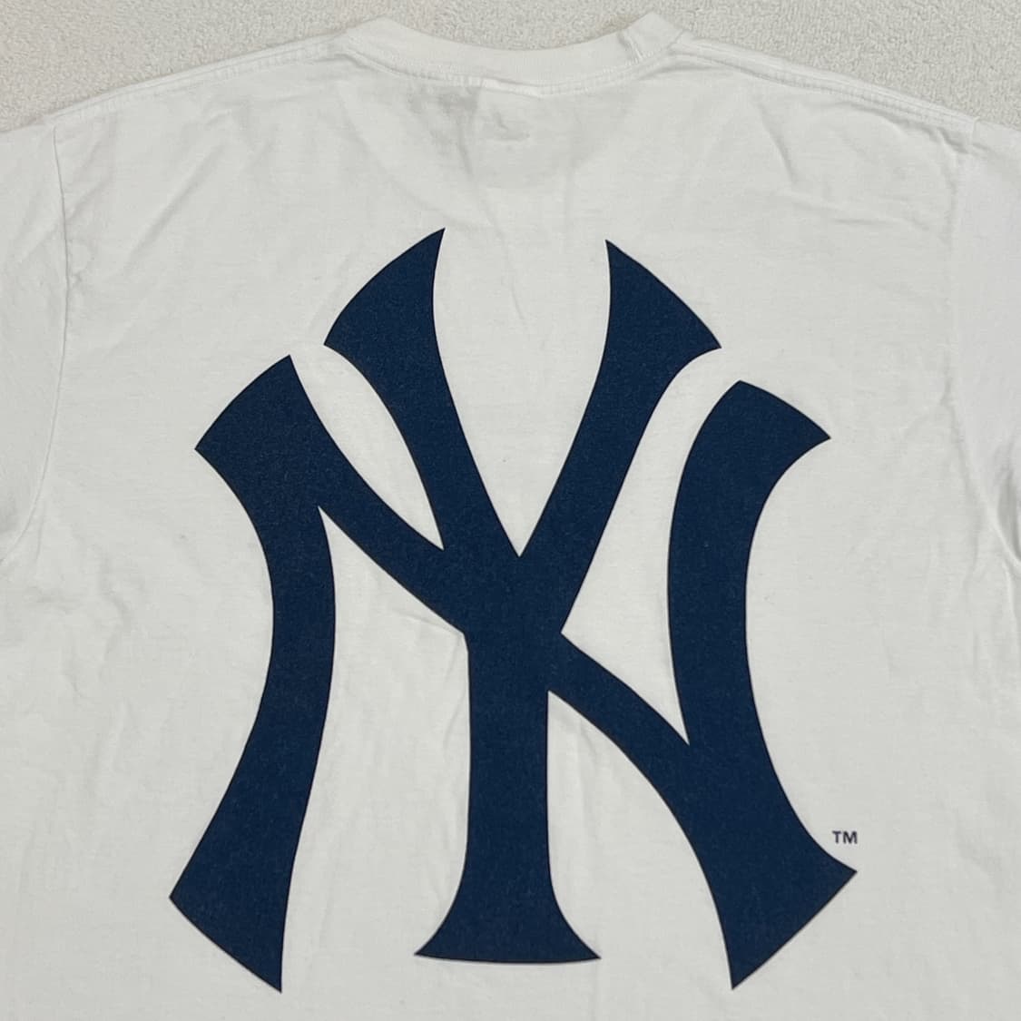 슈프림 양키스 박스로고 티셔츠 화이트 15SS 상품이미지3