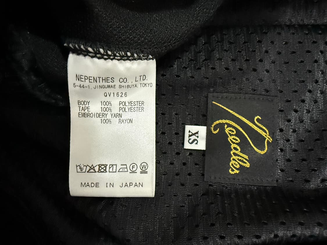 [xs] 니들스x프릭스 hd 트랙 팬츠 폴리 스무스 검흰 상품이미지5