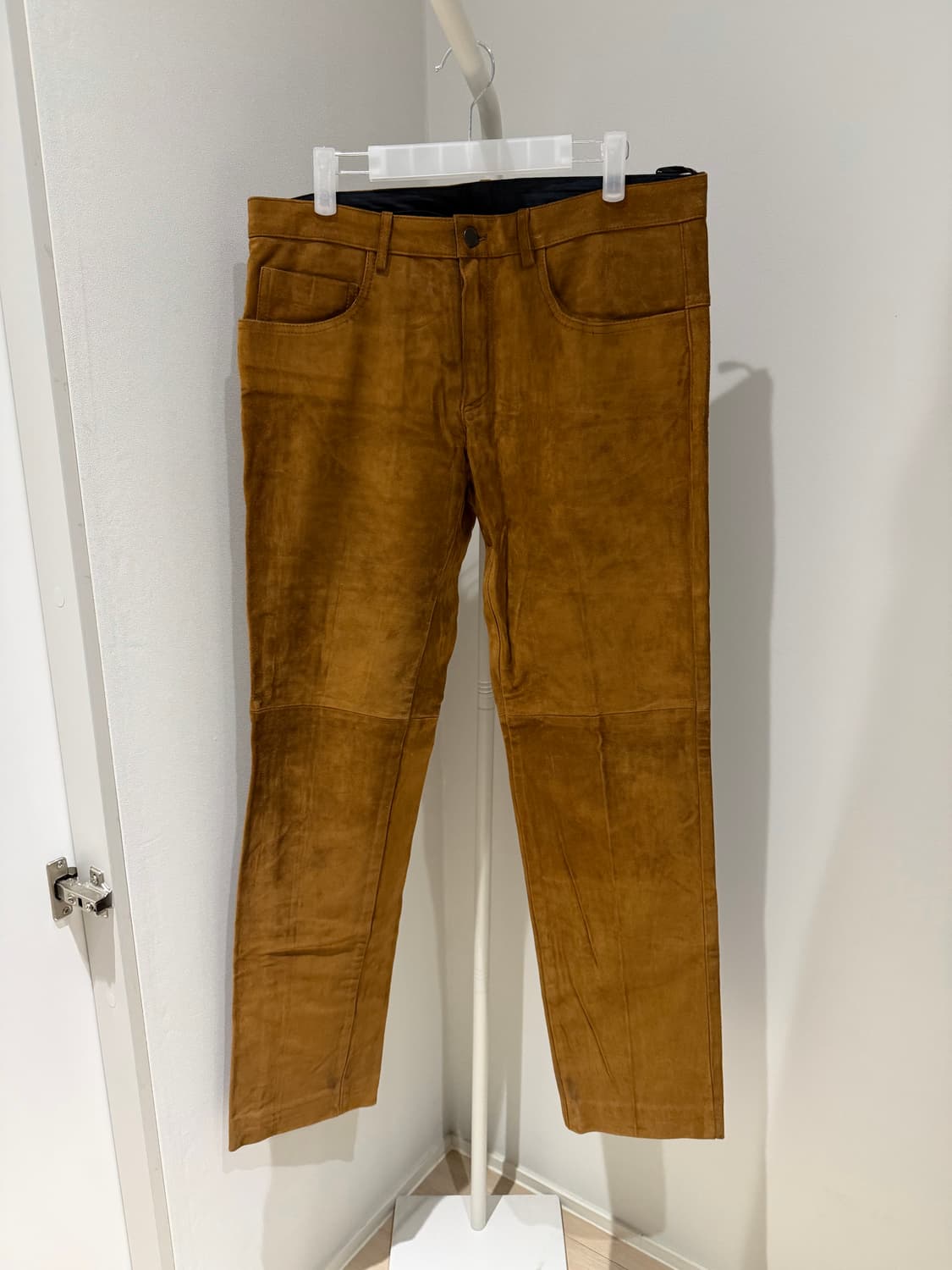 [48IT] 프라다 스웨이드 팬츠 상품이미지1