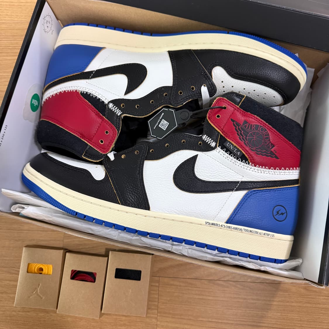 나이키 에어조던1 하이 유니온 프라그먼트 310사이즈 상품이미지1