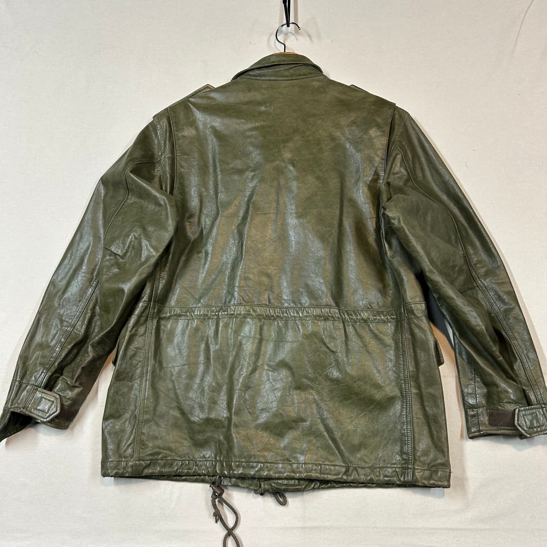 L) 아비렉스 밀리터리 M65 필드 자켓 소가죽 올리브 상품이미지6
