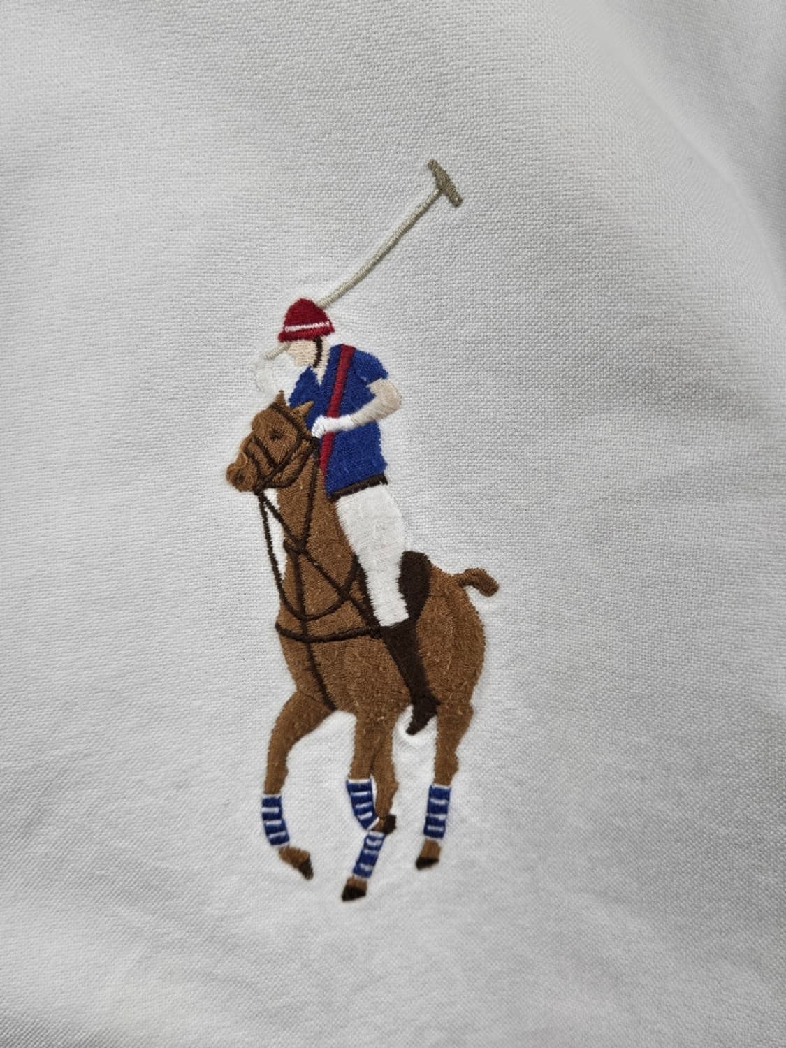 폴로랄프로렌 빅포니 커스텀핏 화이트 셔츠 ( XL ) / 11496 상품이미지8