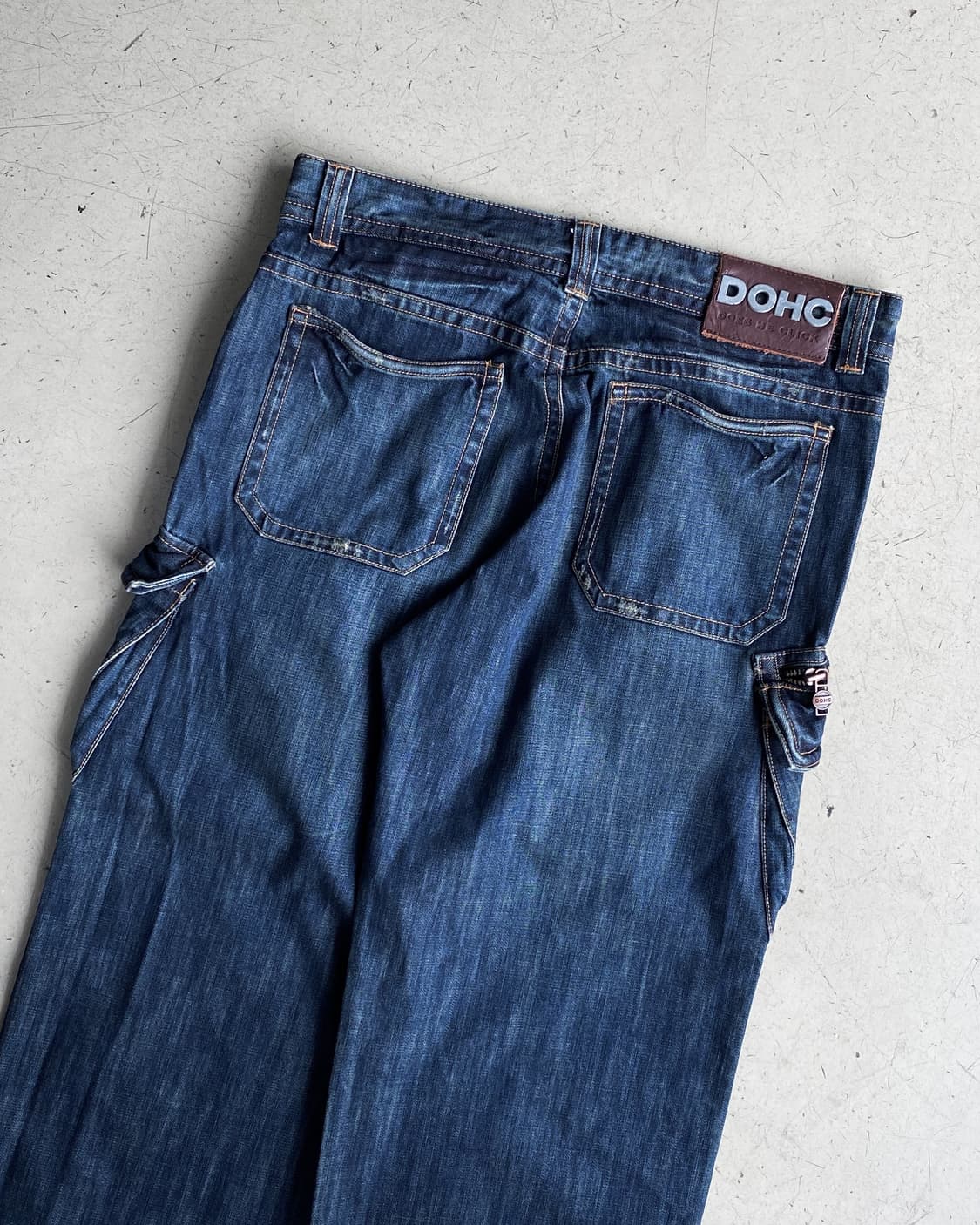 DOHC Y2K 프론트 빅 포켓 와이드 데님 팬츠 상품이미지6
