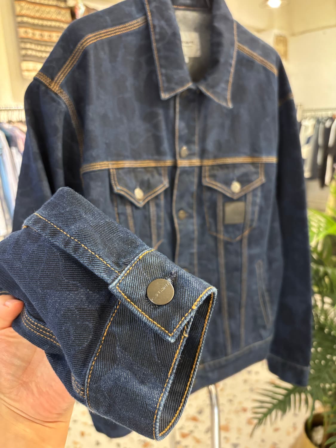 셋업보유중)칼하트윕 카모블루스톤자켓DUCK HELSTON JACKET 상품이미지4