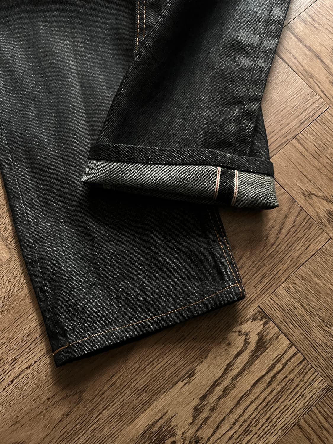 [34]EDWIN 에드윈 재팬메이드 셀비지 신치백 데님 팬츠 상품이미지2