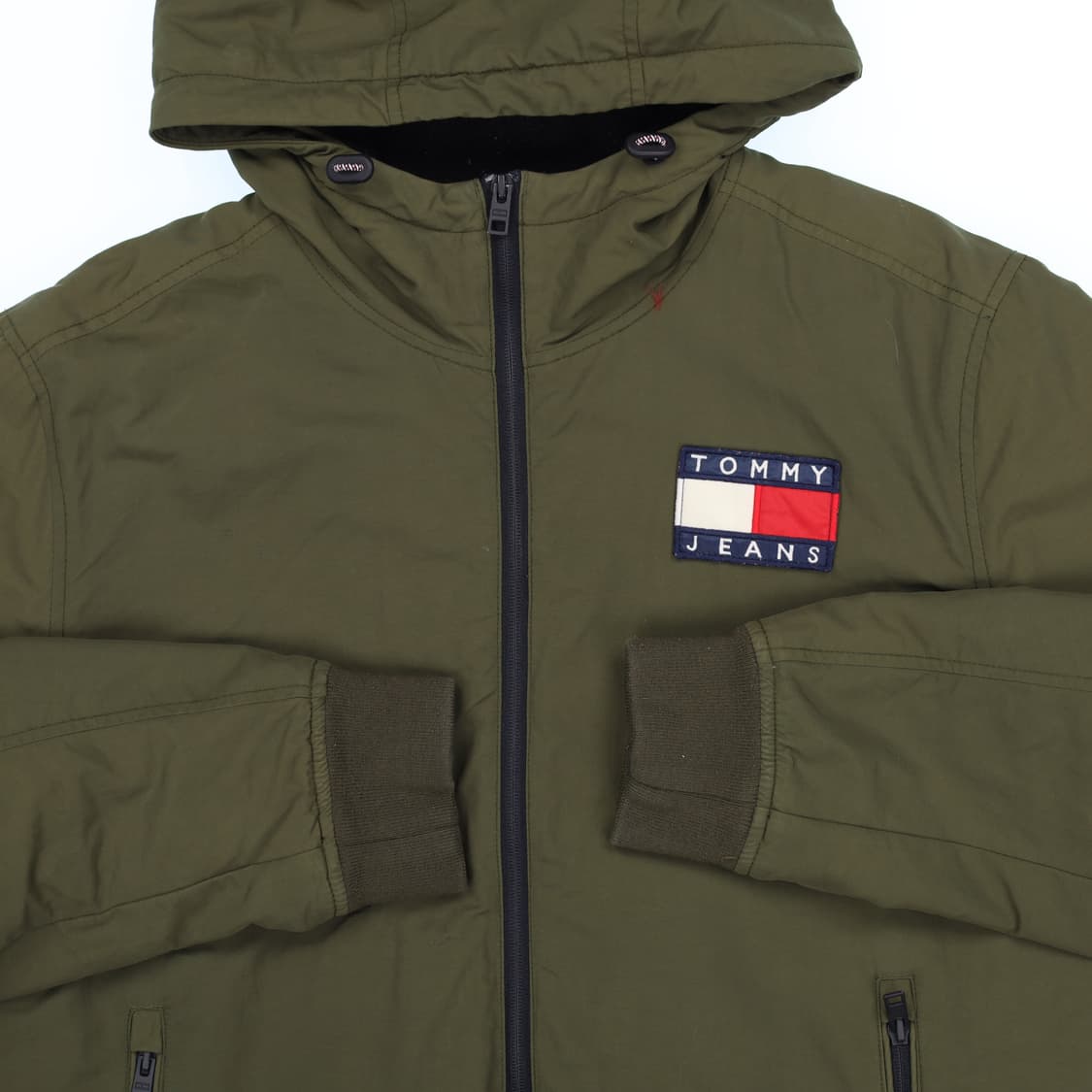 [L] 타미힐피거 빅로고 기모 후드 점퍼 자켓 N7107 상품이미지3