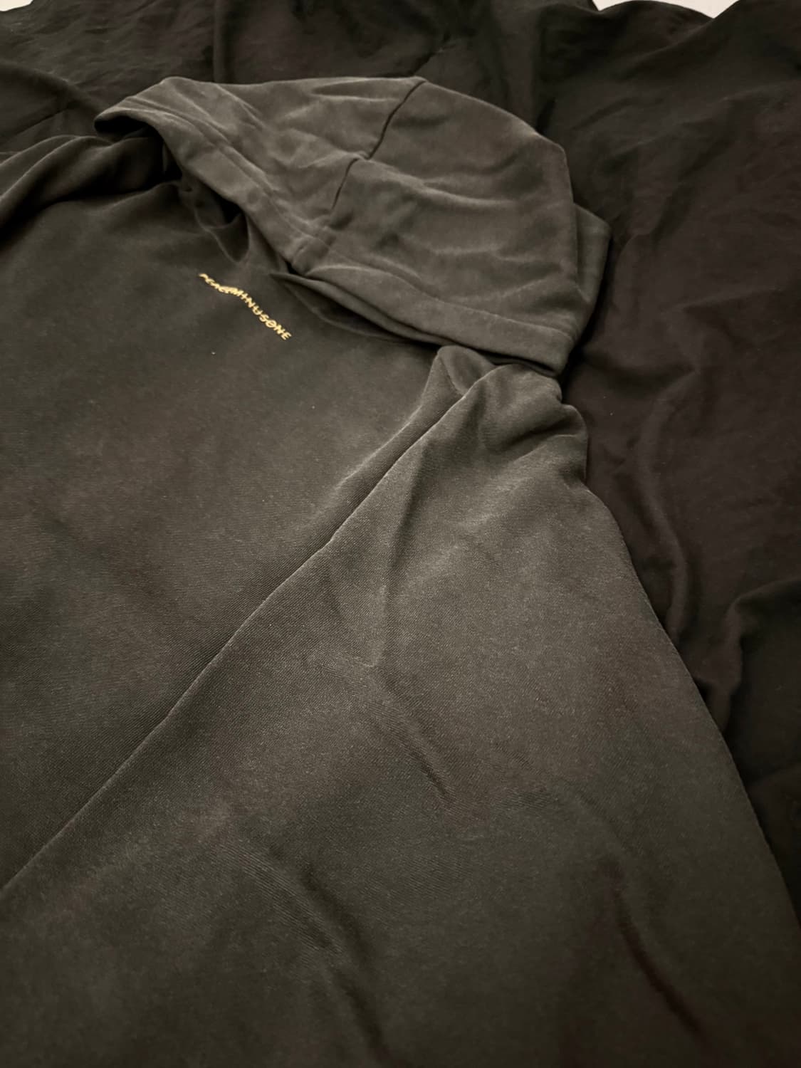 피마원 초판 목로고 차콜 후드 상품이미지3