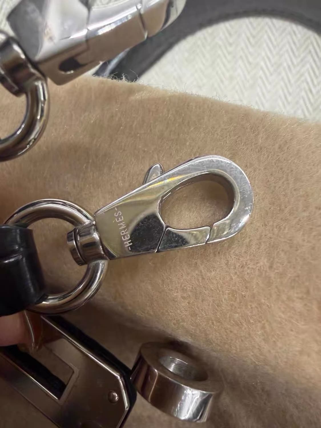 에르메스 미니 켈리백 2세대 엘리게이터 블랙 은장 상품이미지7