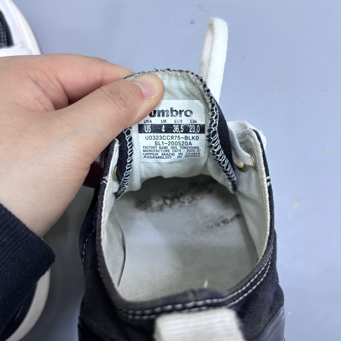 230 엄브로 토비 스니커즈 0406E 상품이미지7