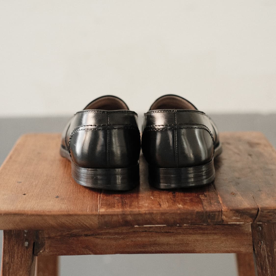 알든 681 6.5D(245사이즈) 블랙 카프 페니로퍼 상품이미지4