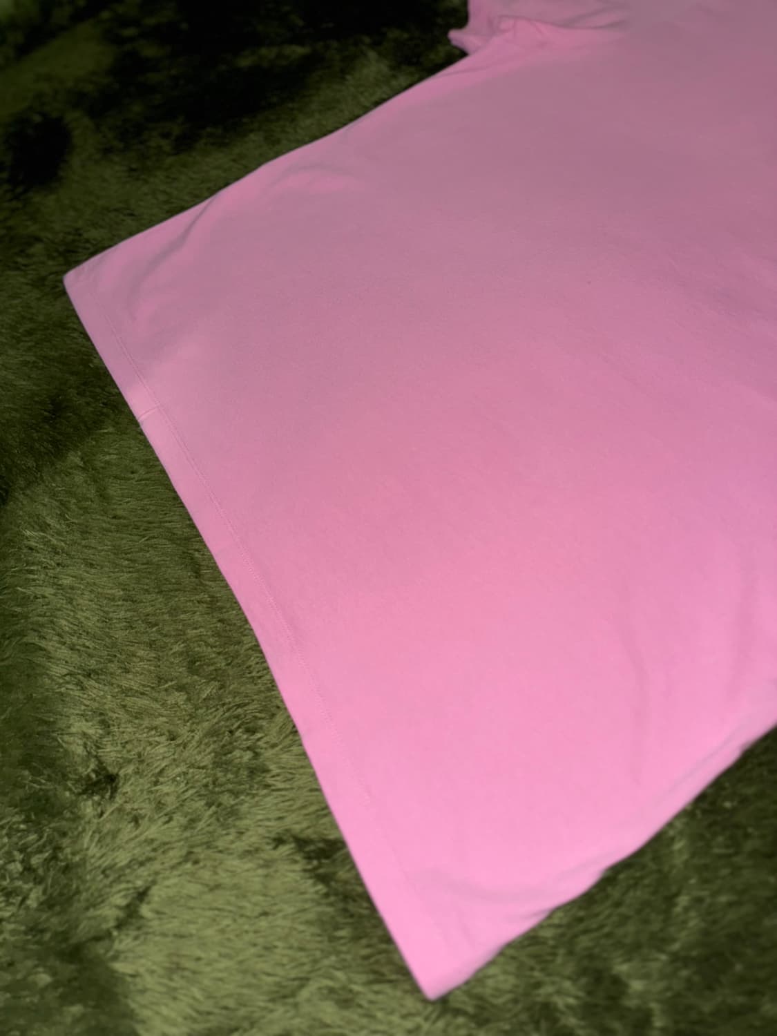 [L] JW 앤더슨 18SS 크랙 프린트 소프트 터치 티셔츠 핑크 상품이미지9