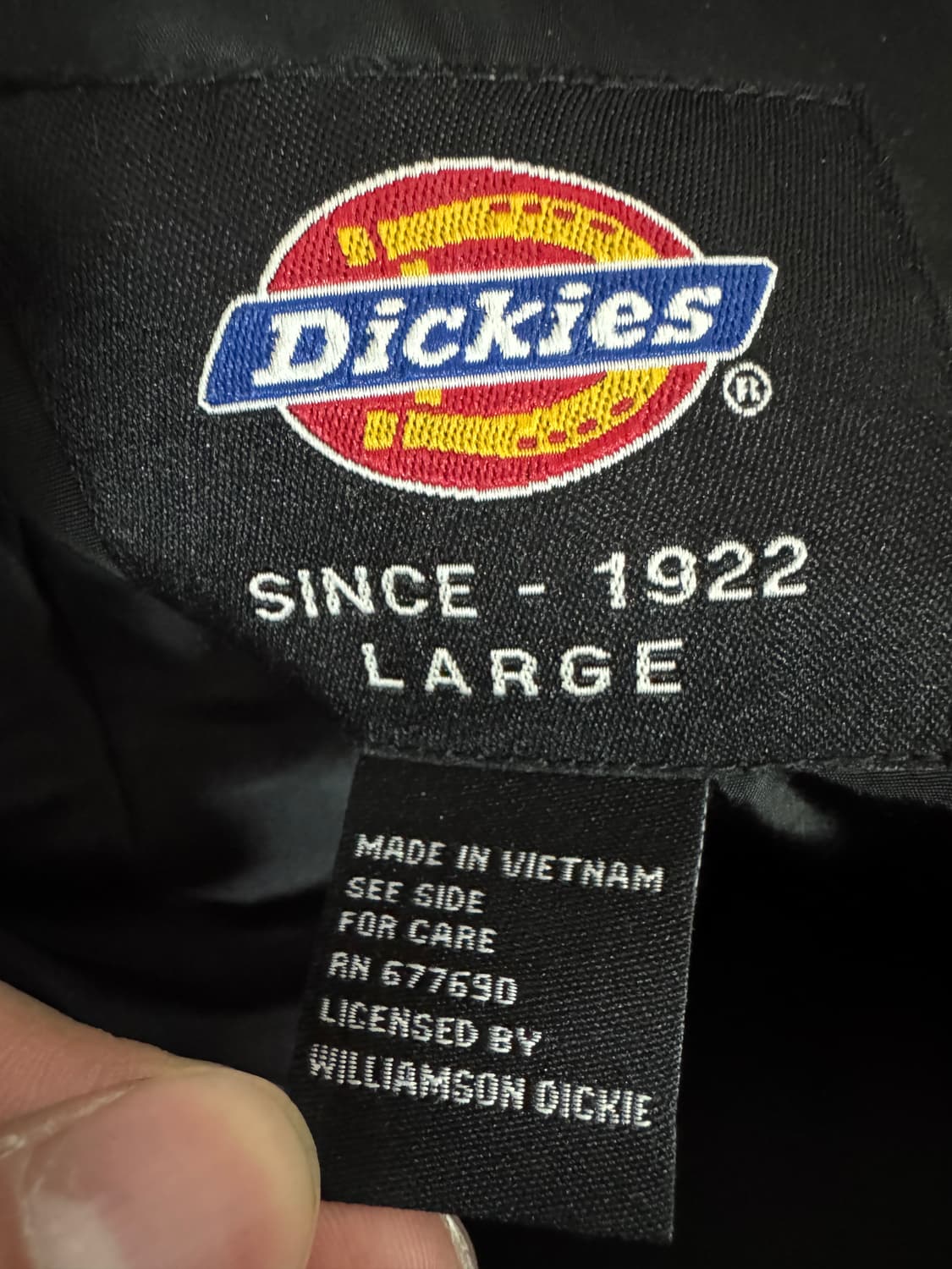디키즈 Dickies 리얼 리쿤 후드 미니멀 롱 패딩 L 블랙 상품이미지3