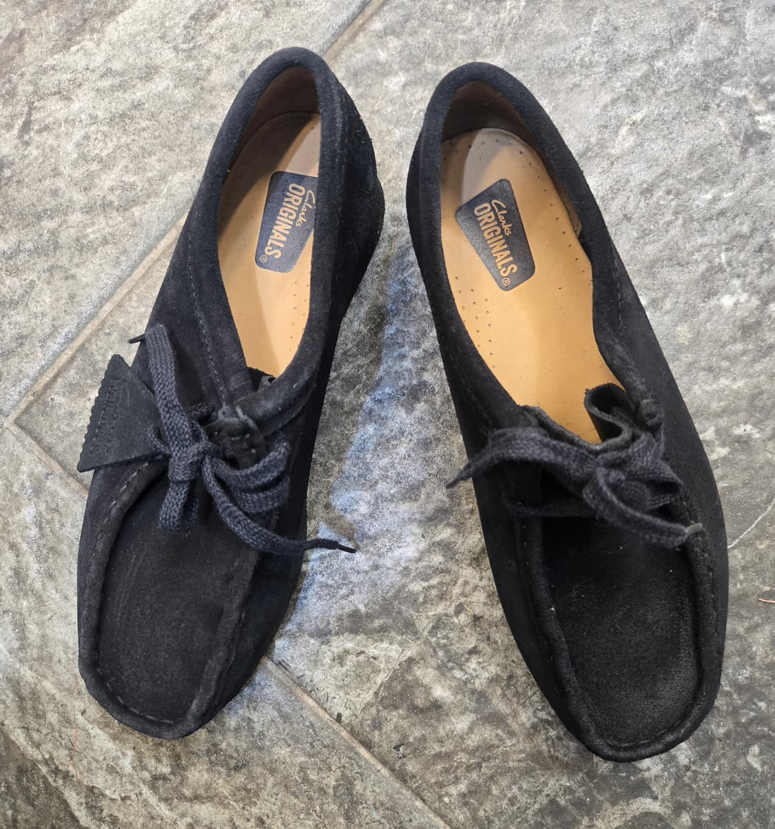 클락스 오리지널 블랙 스웨이드 로퍼 상품이미지1