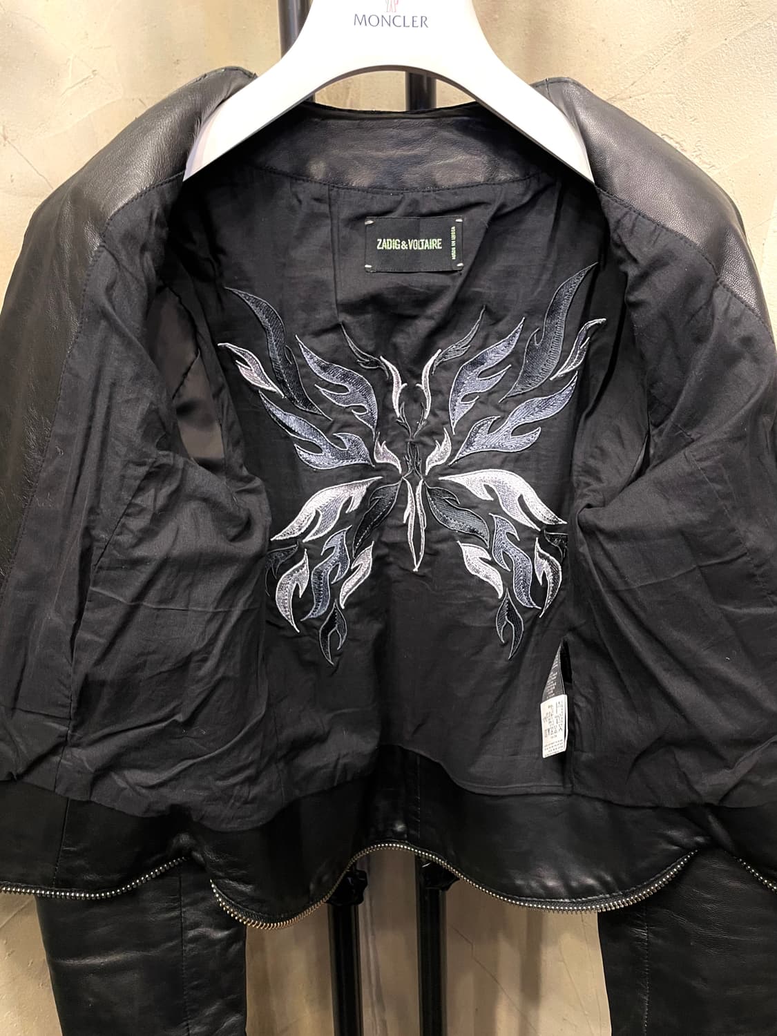 쟈딕앤볼테르 양가죽 레더 자켓 55~66 상품이미지7