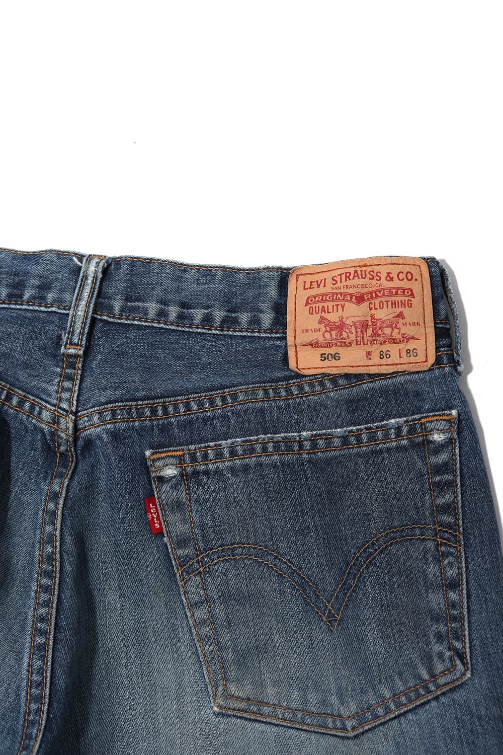 LEVIS 506 컴포트 스트레이트 핏 데님팬츠 size 34 상품이미지7