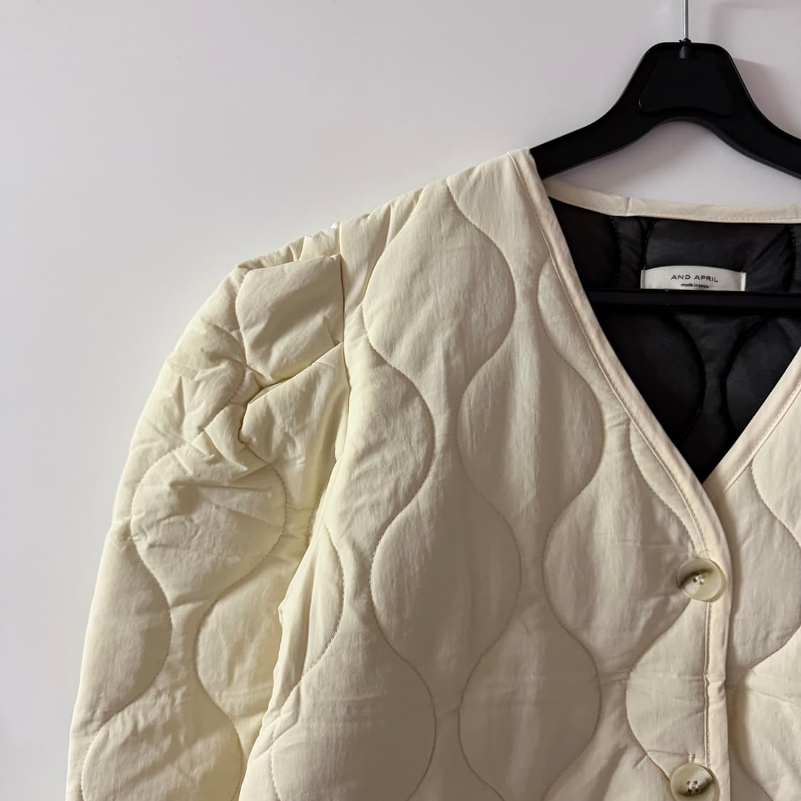 새상품 퍼프소매 누빔 패딩 상품이미지2