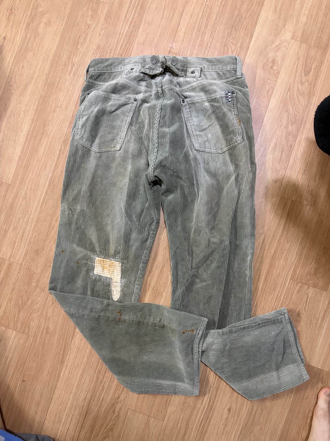 (30)포스333 빈티지 페이딩 코듀로이 팬츠 상품이미지1