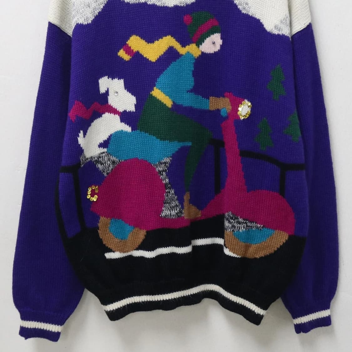 CHRISTIAN PIERRE  울 Y2K 니트 64639 상품이미지4