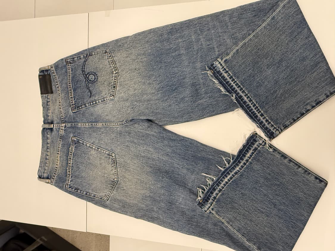 R13 D Arcy Loose Jean - Navy 32 상품이미지10