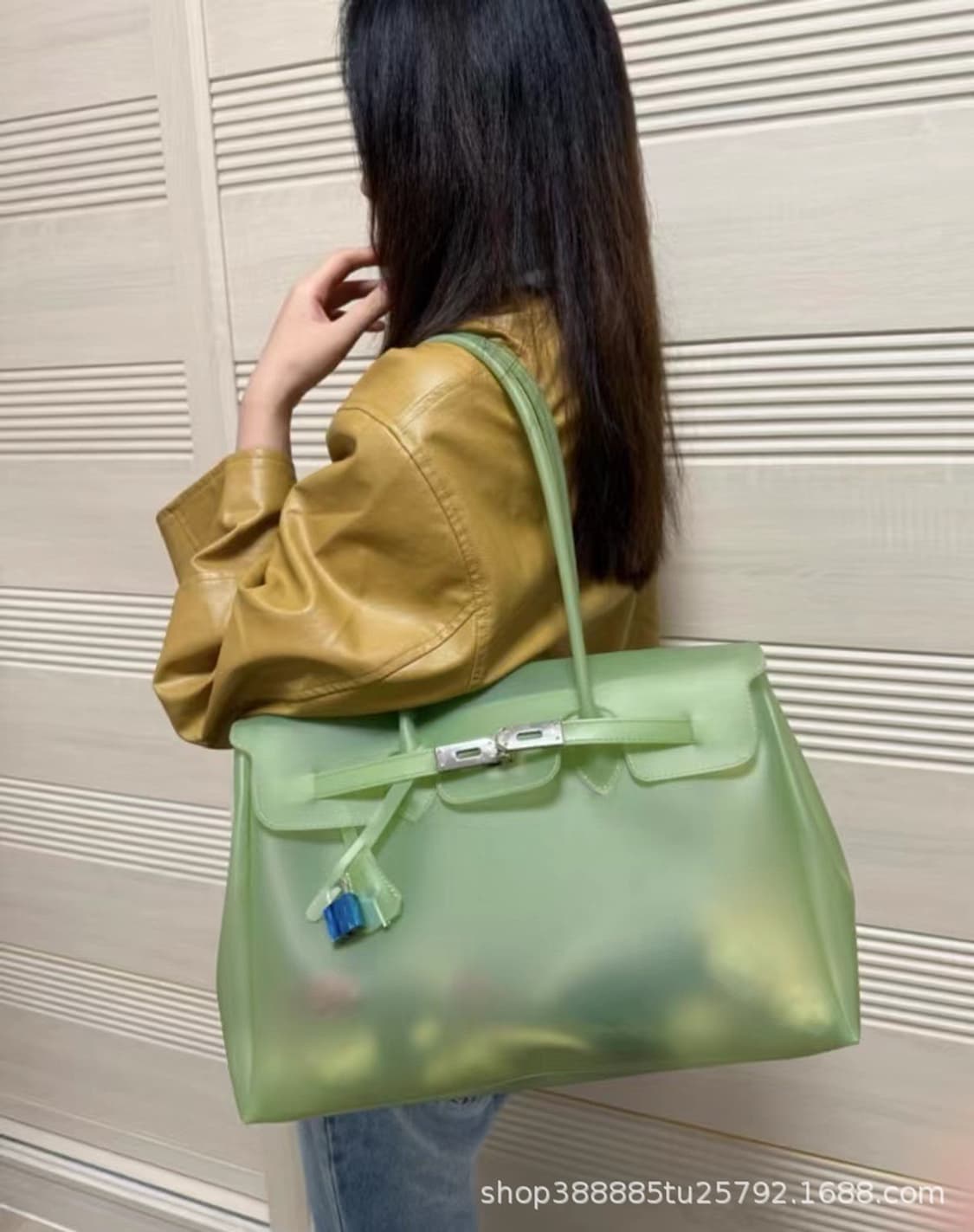 젤리 벌킨백 젤리숄더백 키키쓰 젤리백 젤리 버킨백 상품이미지1