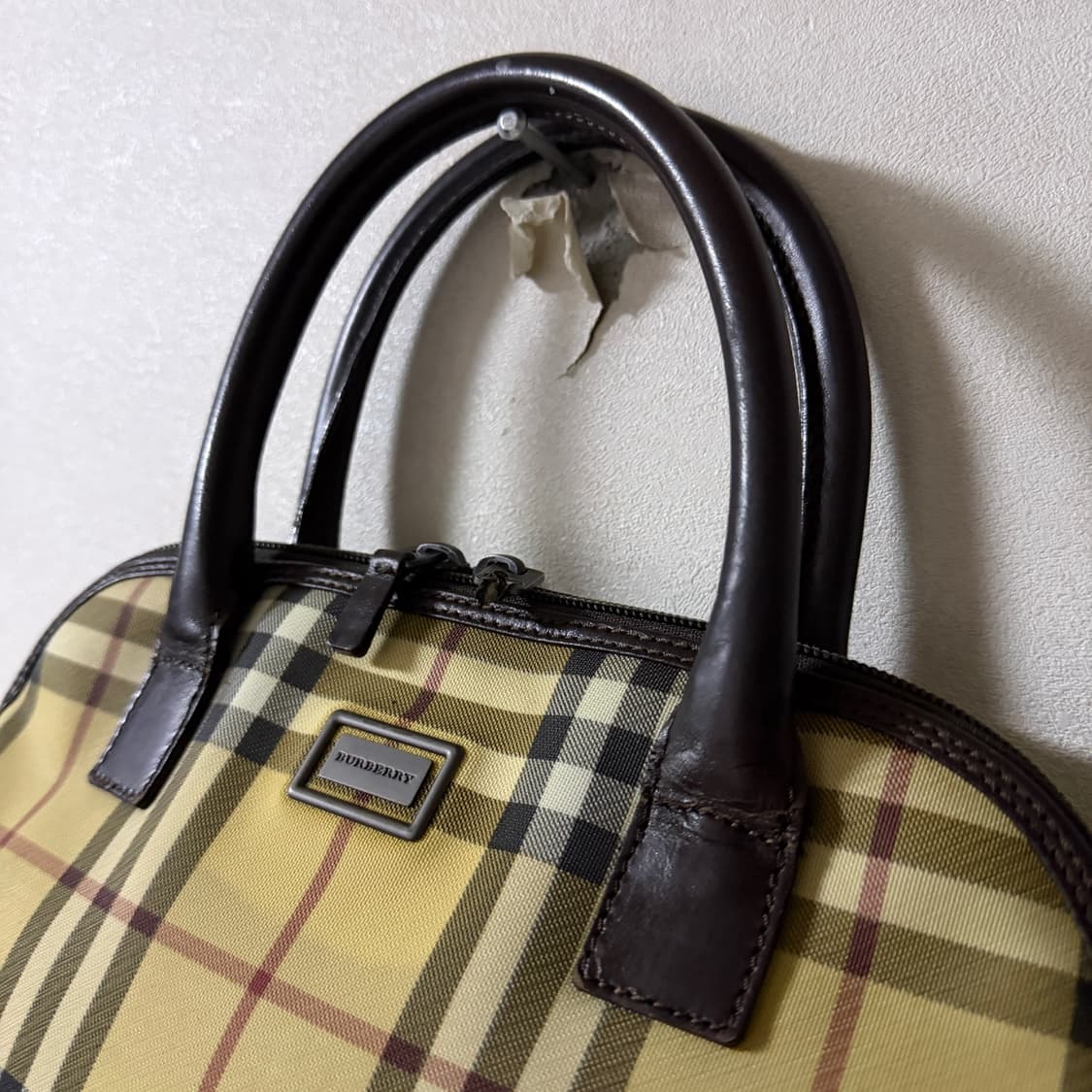 빈티지 버버리 노바체크 토트 상품이미지6