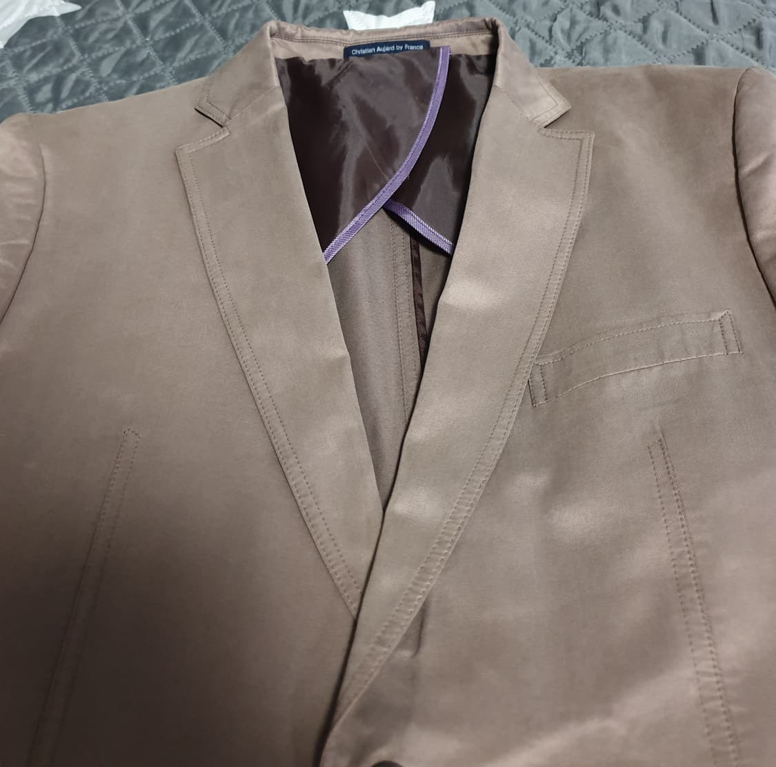 (디자이너) 크리스티안 아자드 이태리원사 투버튼 블레이저 (L 상품이미지2