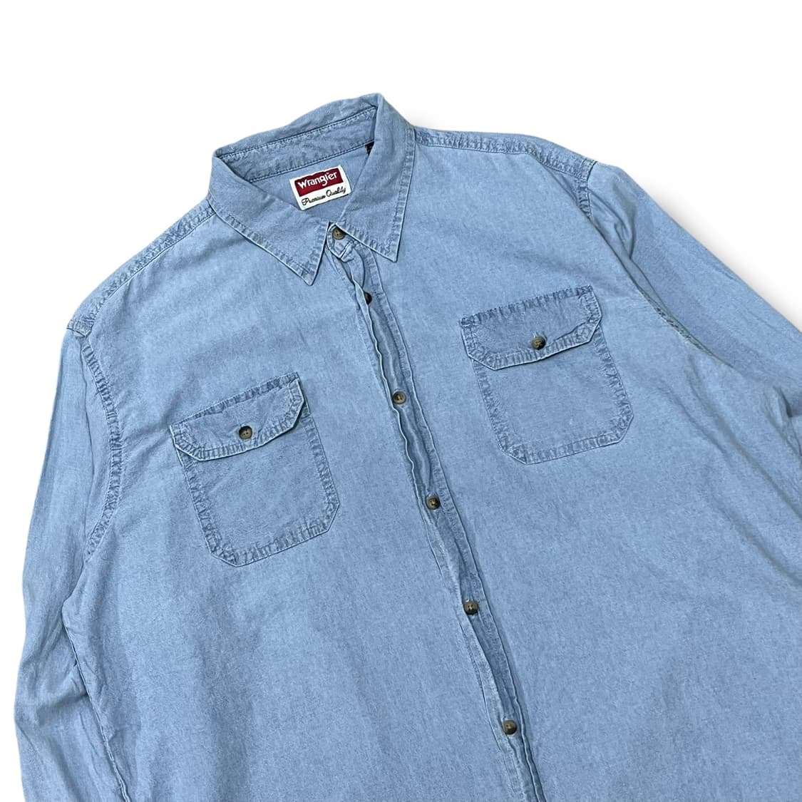 랭글러 투포켓 데님셔츠 s08061 상품이미지4