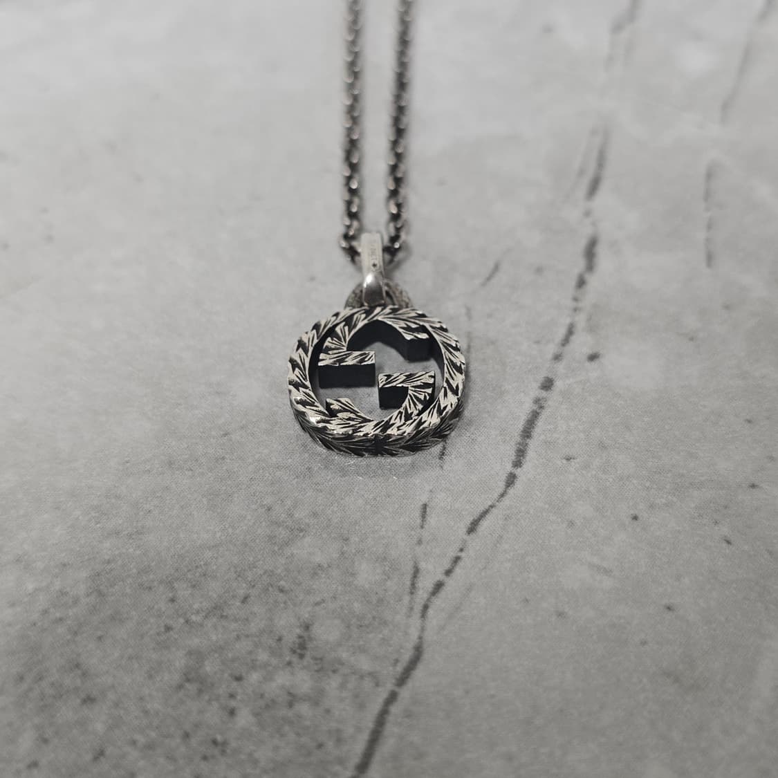 구찌 인터로킹 G 팬던트 네크리스 목걸이 판매 상품이미지2