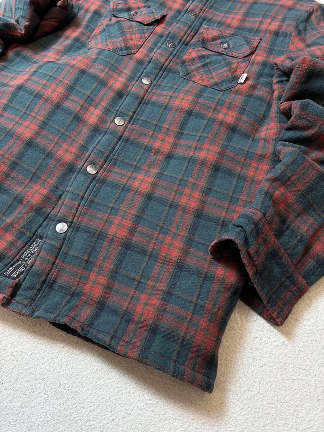 디키즈 DICKIES 체크 누빔 남방 PN7064 상품이미지3