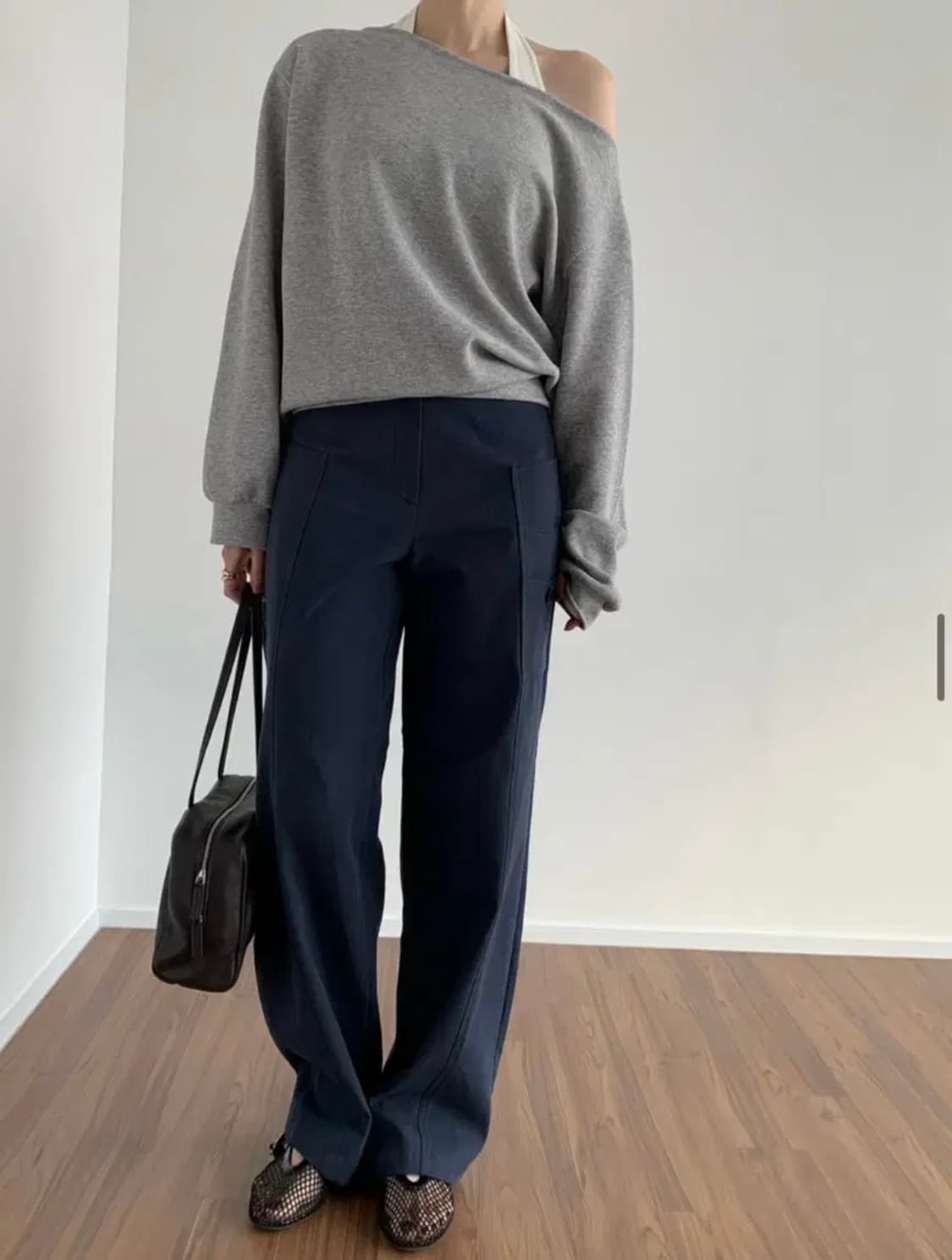 러브미우 포엣pt - 네이비 롱 M 상품이미지4