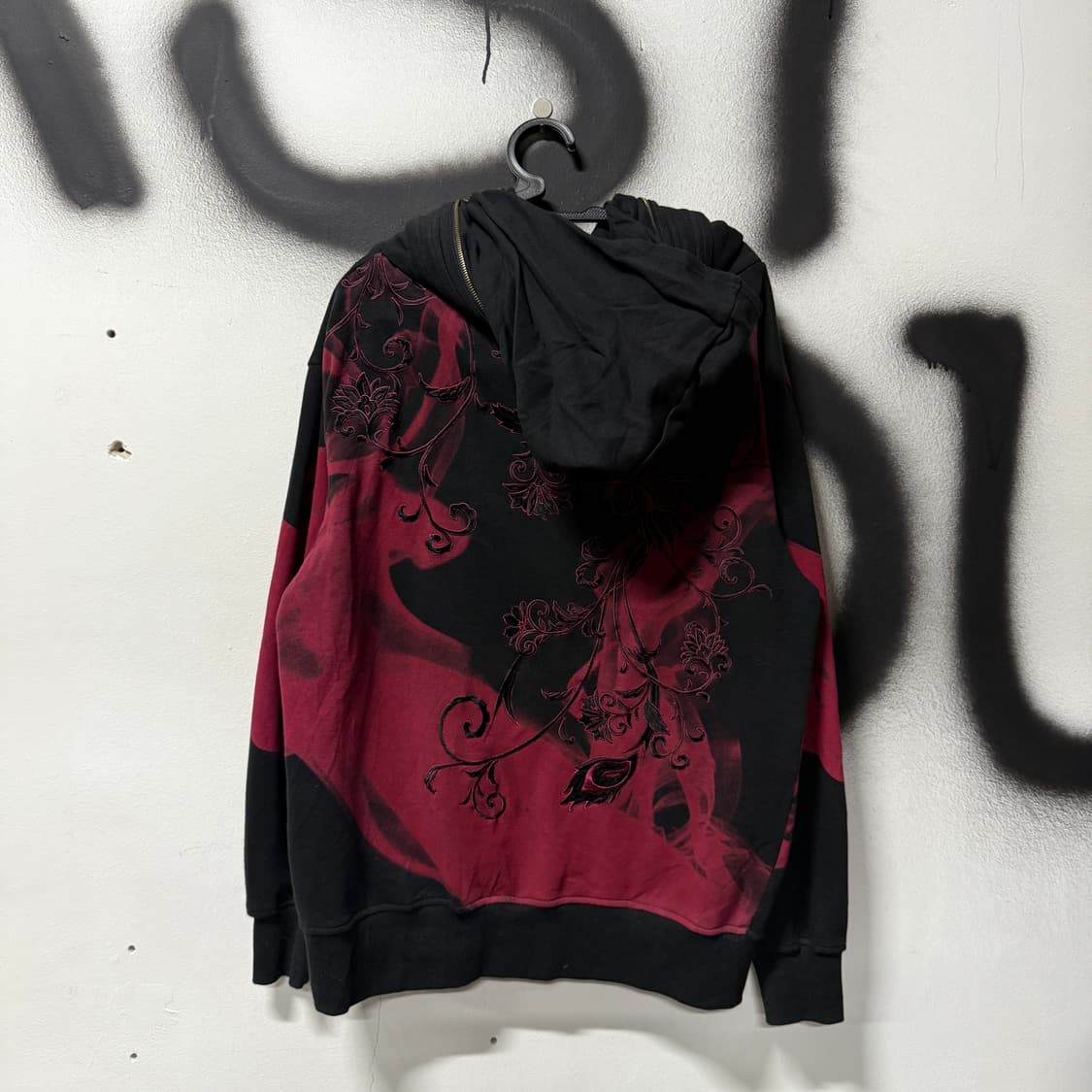 VTG 빈티지 빅사이즈 재패니즈 오리엔탈 동양풍 풀 자수 집업 후디 상품이미지2