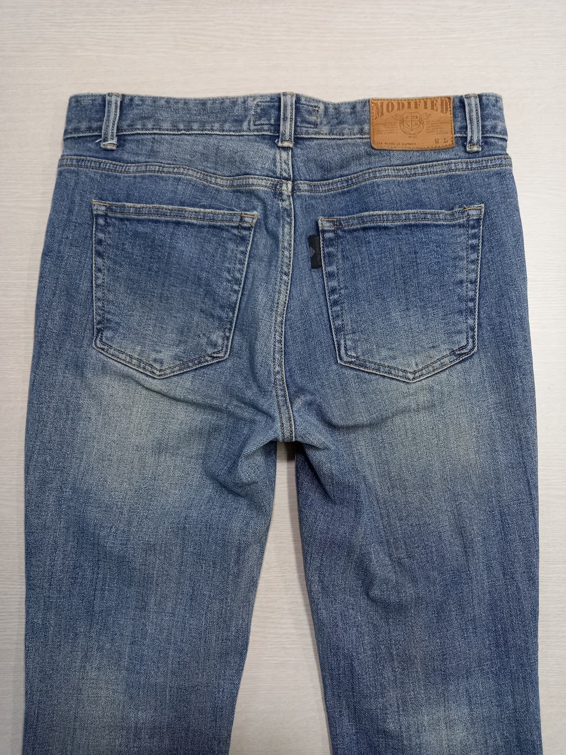 30 MODIFIED Kor 워싱 스판 슬림일자진 30-171 상품이미지4