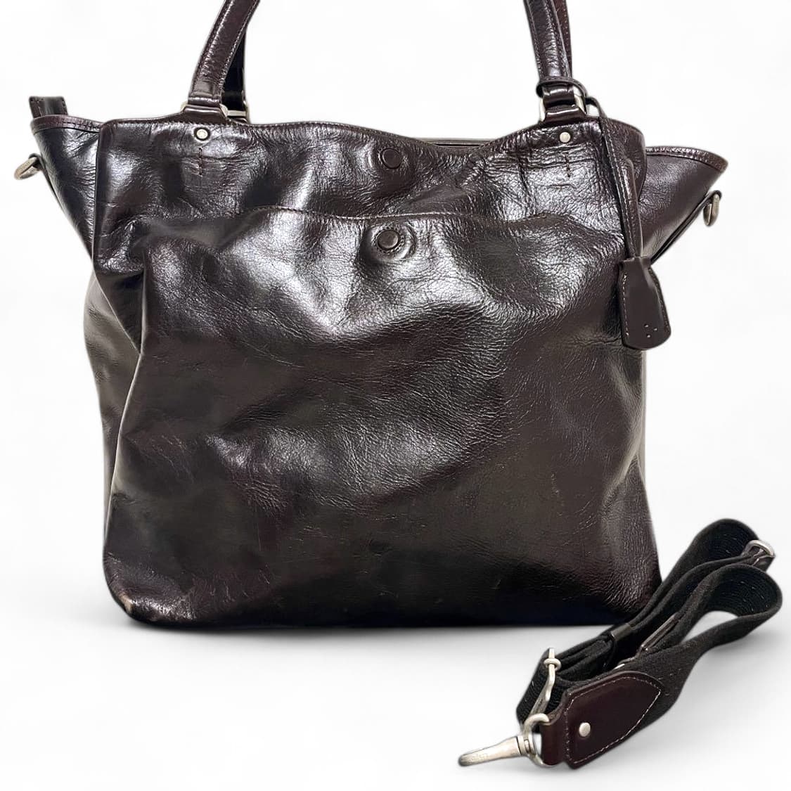 아니아리 aniary 앤티크 소가죽 2way 비즈니스 토트백 포터 스타일 상품이미지2