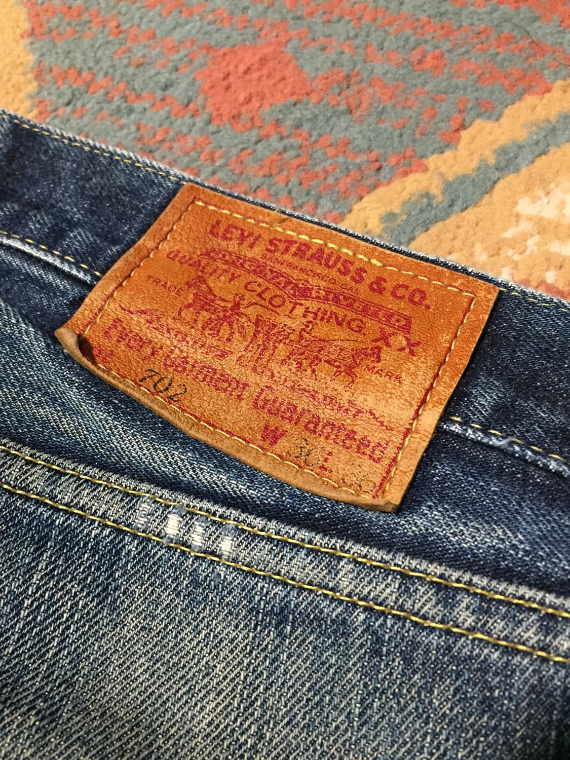 00s 리바이스 702xx 빅E 셀비지 데님 상품이미지7