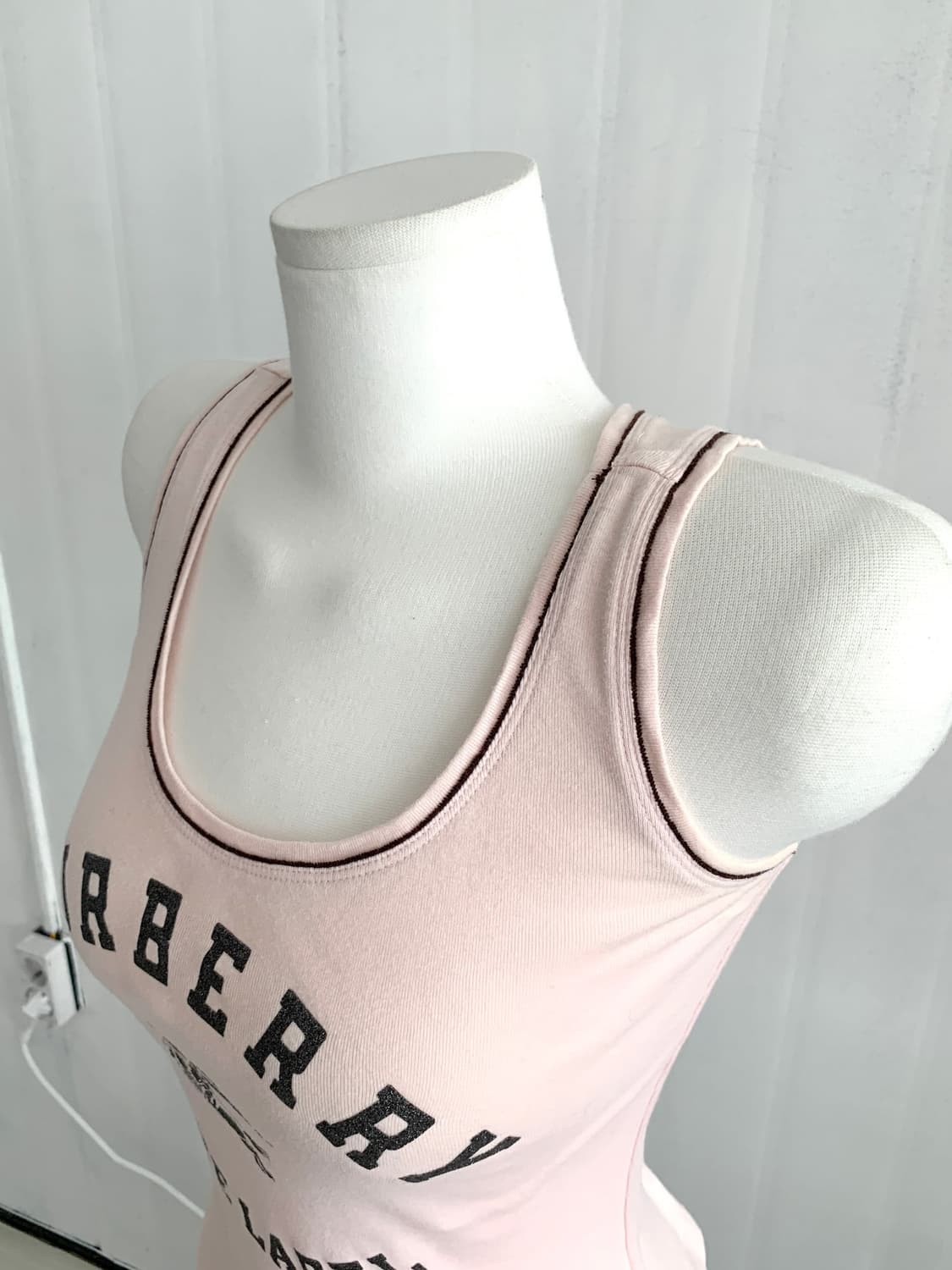Burberry Baby Pink Brown Trim Sleeveless 상품이미지3