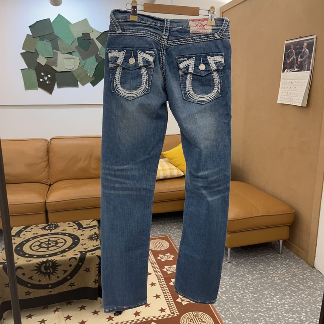 트루릴리전 JOY Y 빈티지 펑크 스티치 데님팬츠 28인치 C08590 상품이미지4