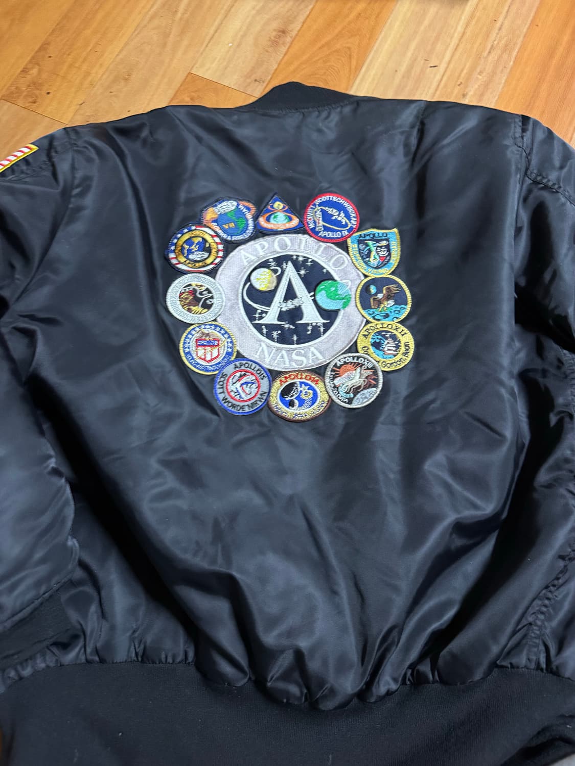 알로 빈티지 블랙 MA-1플라이트 항공점퍼 상품이미지2