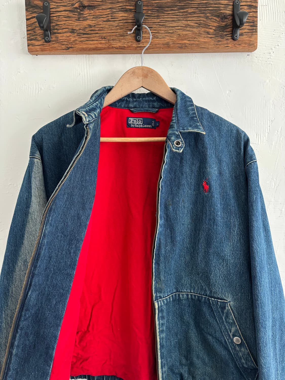 Polo 폴로 랄프로렌 90‘s 데님 스윙탑 자켓 상품이미지6