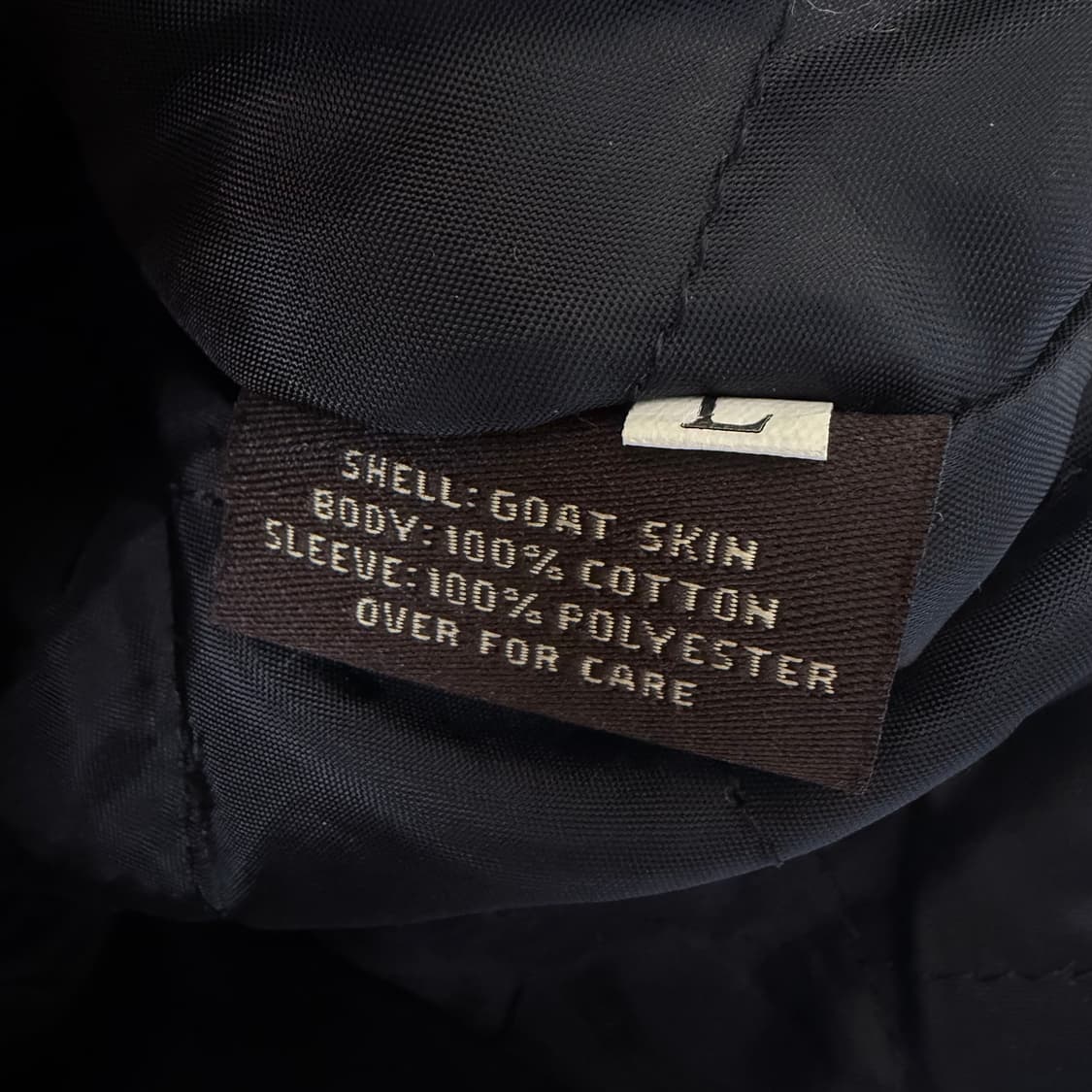 발망st 고트레더 바이커 자켓 상품이미지5