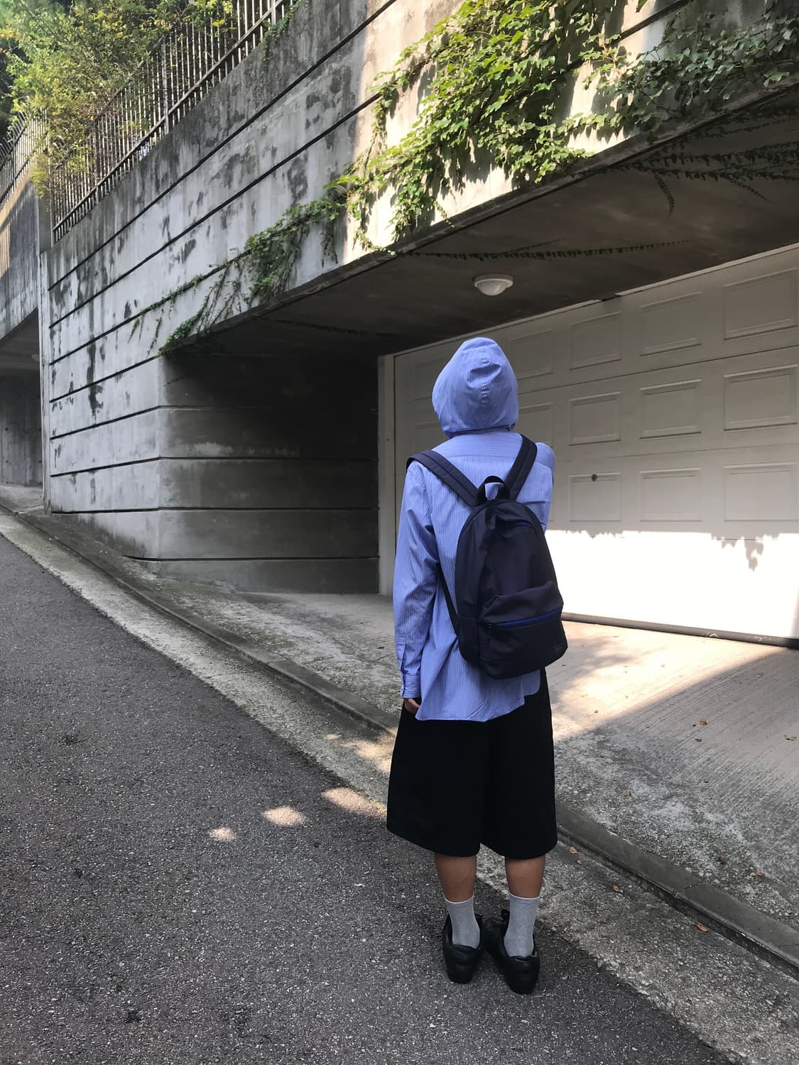 꼼데 옴플 후드 셔츠 상품이미지1