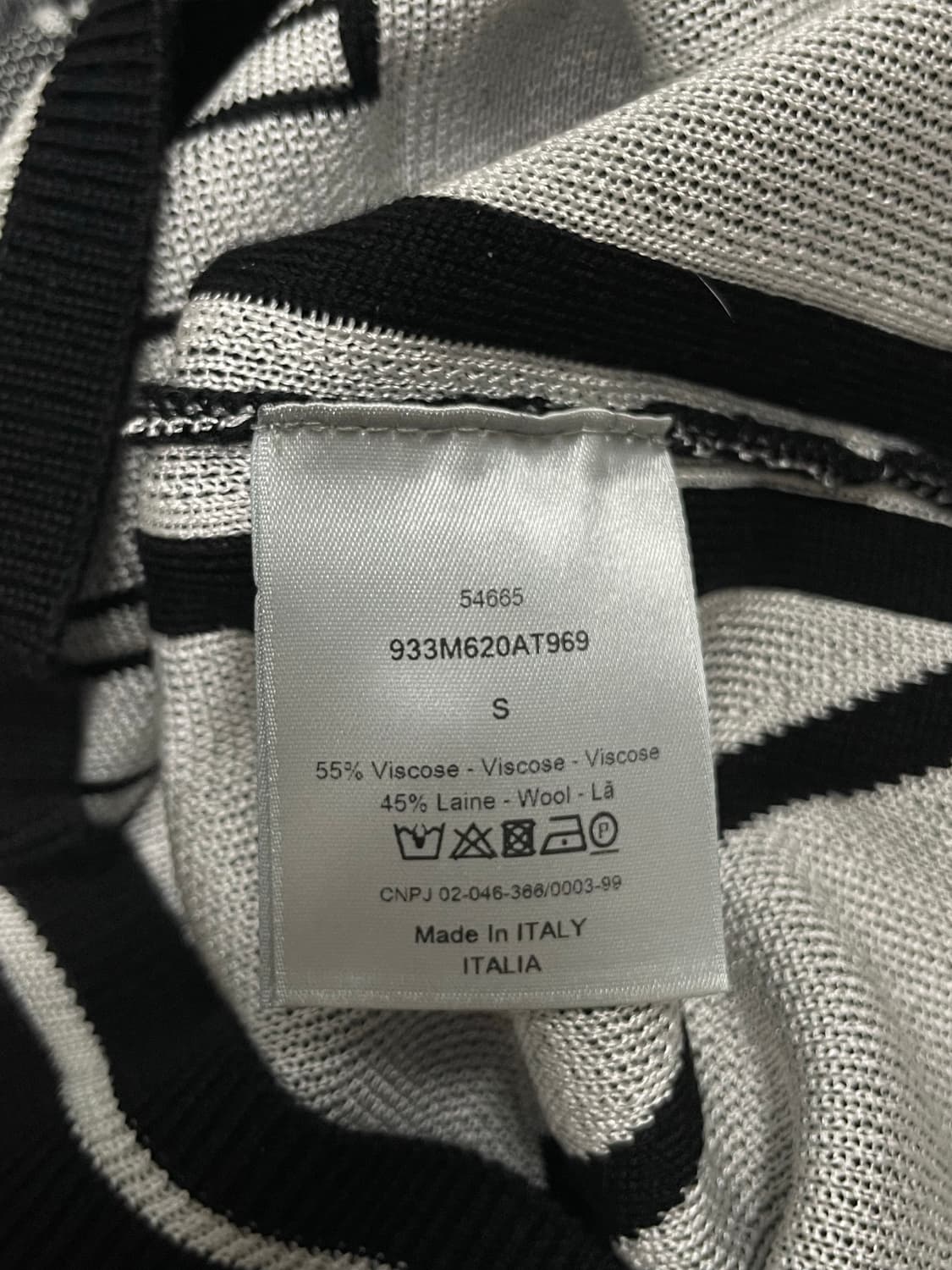 디올 소라야마 하지메 테크니컬 터틀넥 니트 [S] 상품이미지3