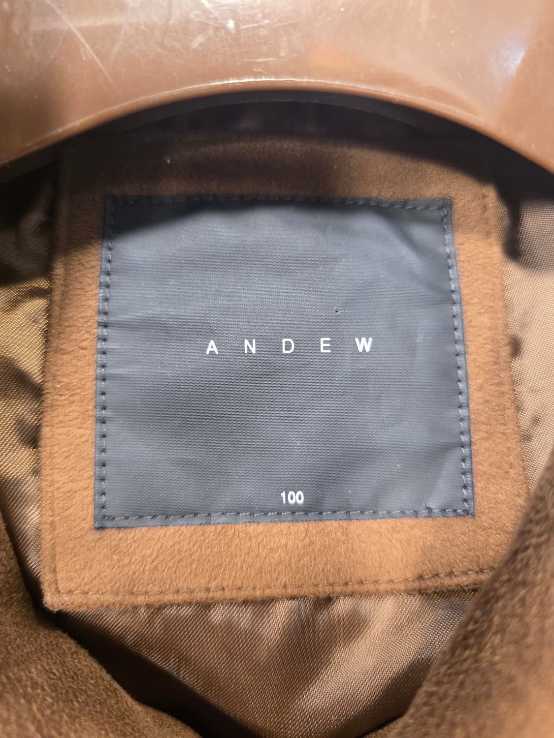 앤드류 ANDEW 남성 스웨이드 자켓 100 사이즈 상품이미지6